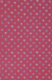 Roze mini bloemetjes behang