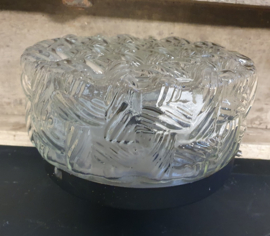 Vintage glazen plafonniere