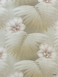 Groovy bloemen behang