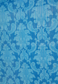 Super chicque barok blauw behang