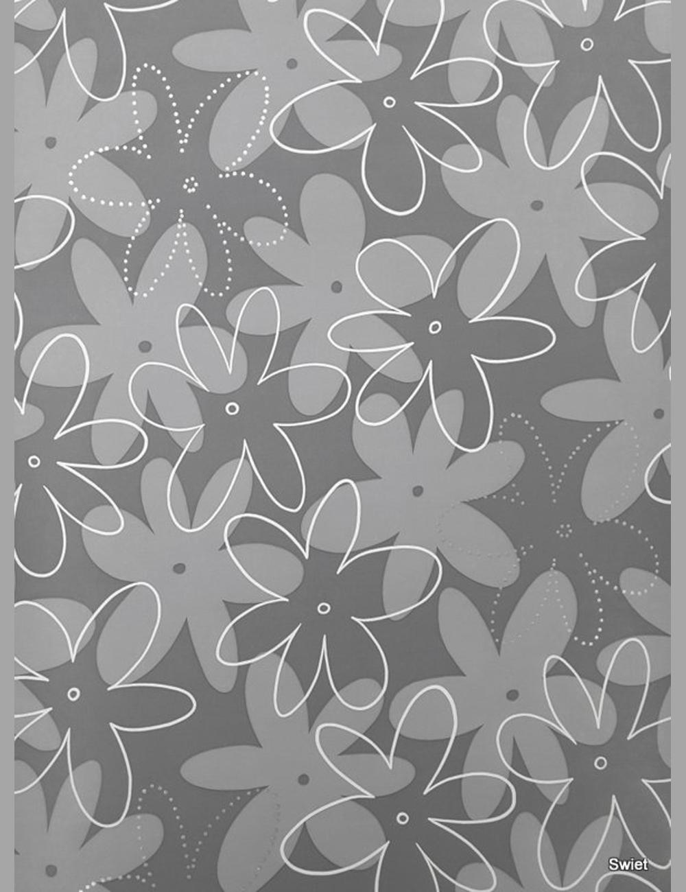 Modern bloemenbehang