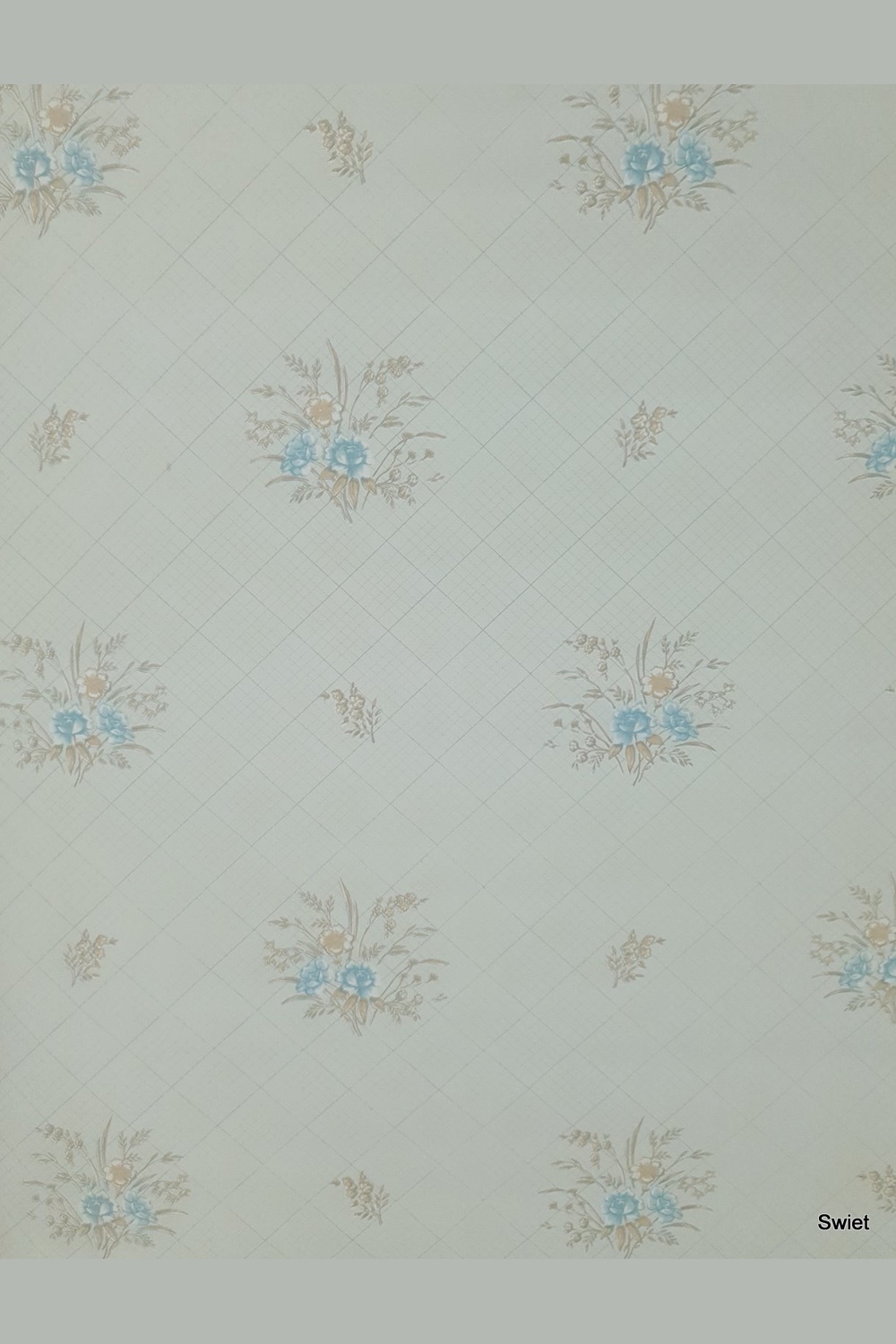 Vintage bloemen en wyber