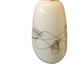 Vintage glazen hanglampje