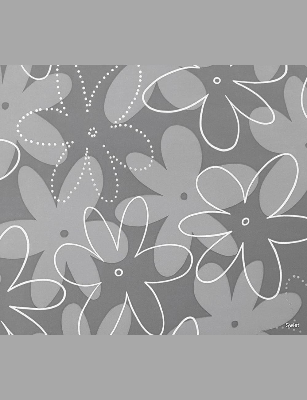 Modern bloemenbehang