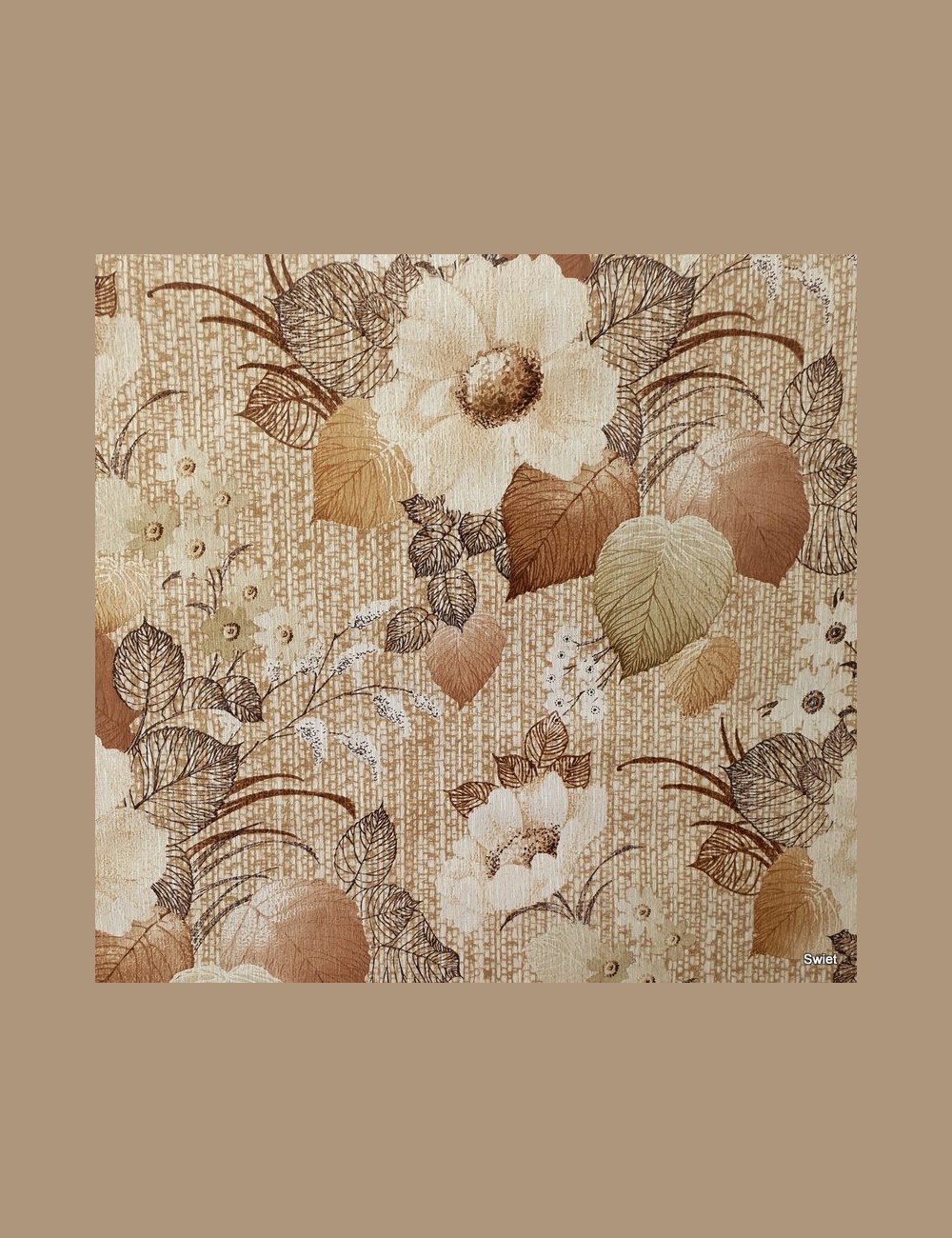 Vintage bloemenbehang