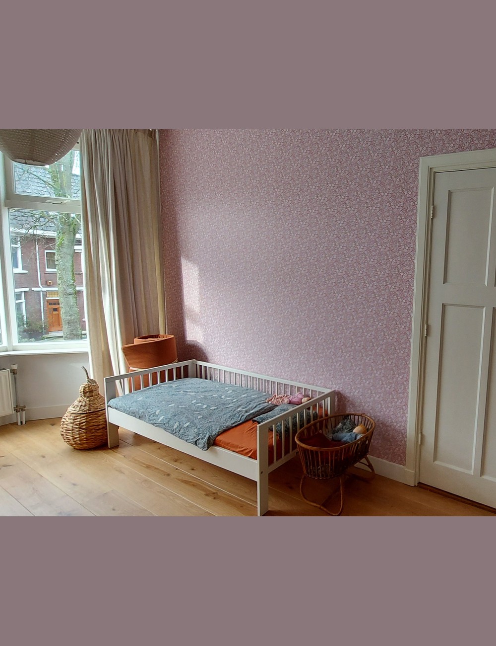 Lief zoet bloemetjes behang
