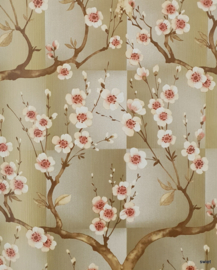 Japanse bloesem behang