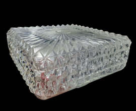 Vintage glazen plafonniere