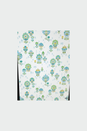 60s blauwe bloemenmix