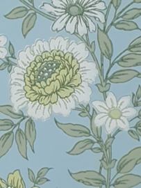 Romantisch bloemen behang