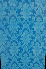 Super chicque barok blauw behang