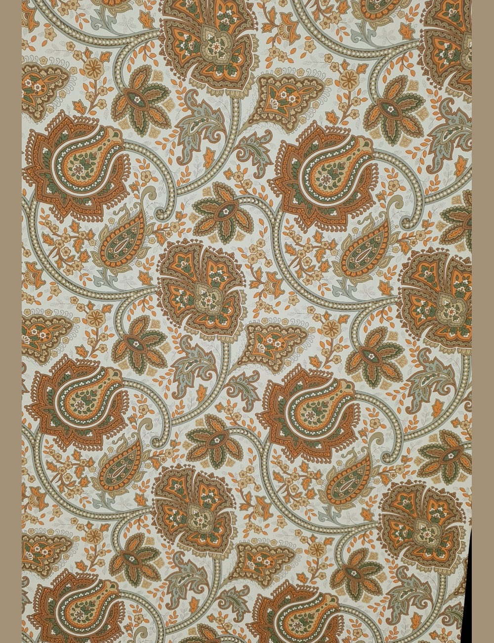 Vintage paisley behang