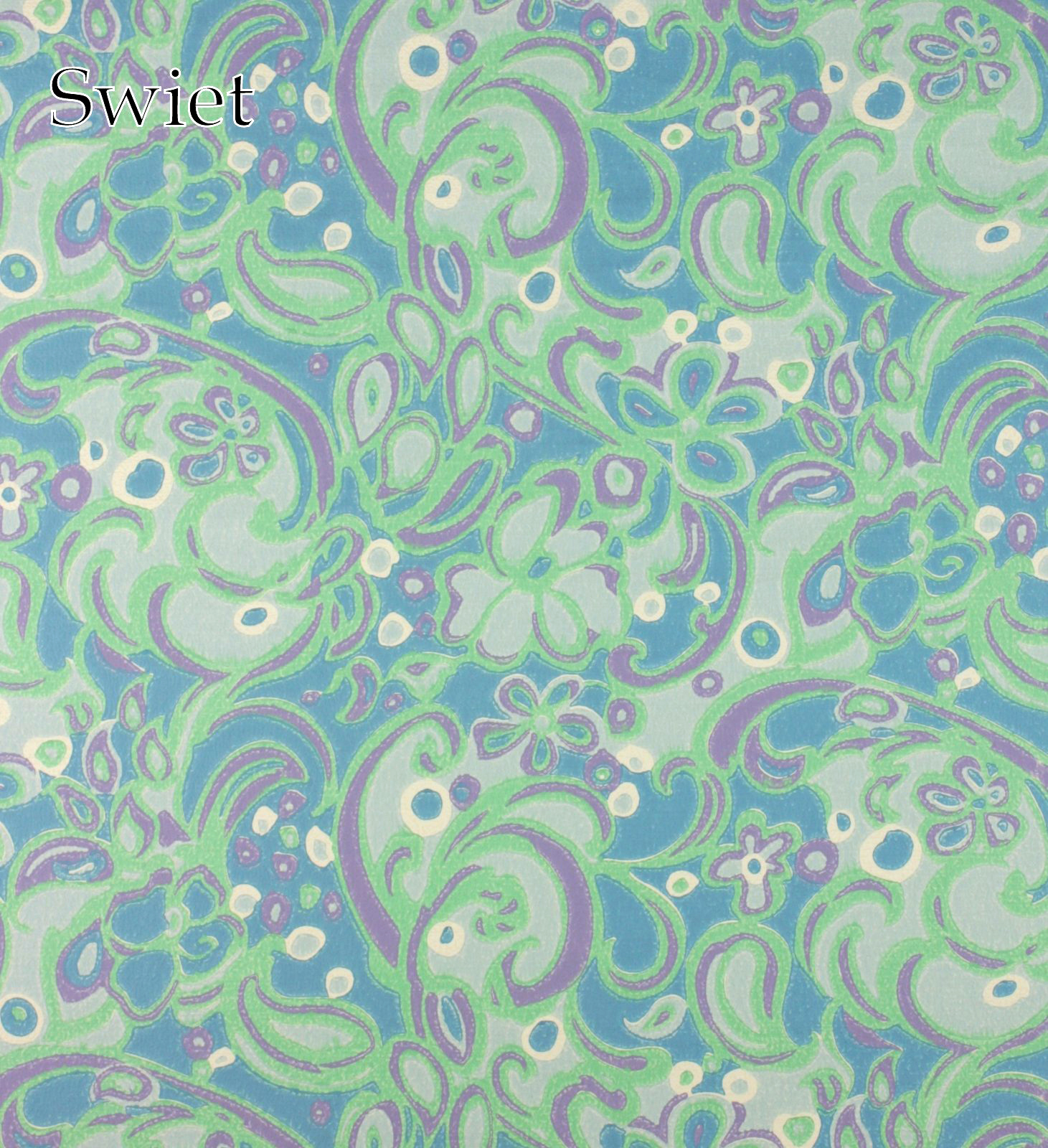 Figuratief paisley stijl behang