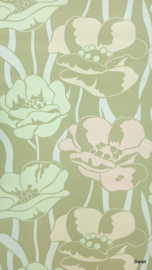 Wulps bloemen behang
