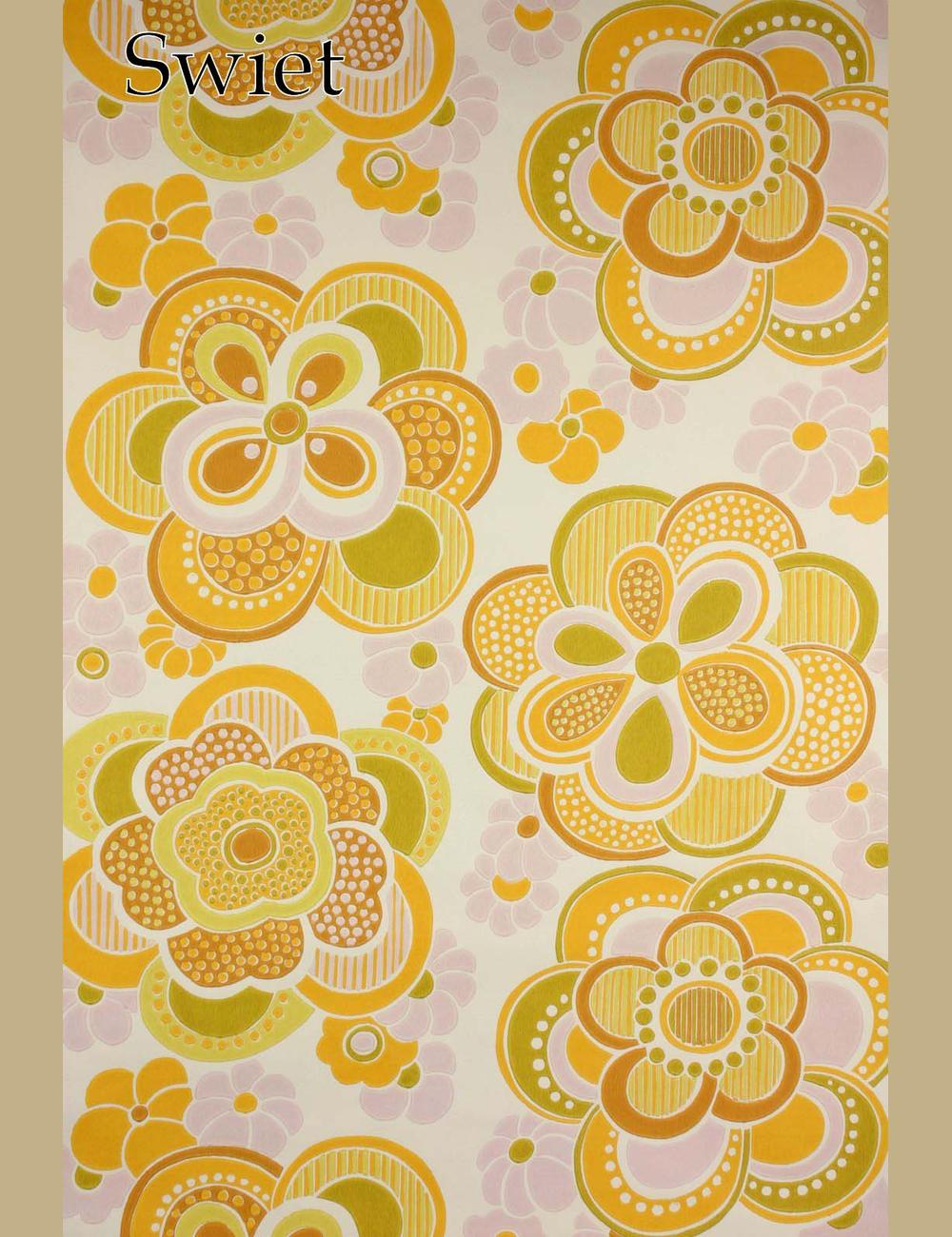 70s vrolijke bloemen