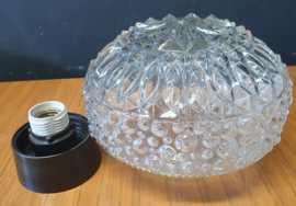 Vintage glazen plafonniere