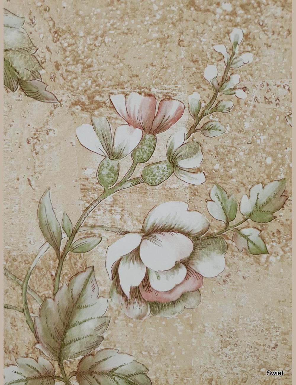 Bloemen op kurklook
