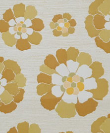 Vintage bloemen behang