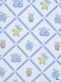 Frans keukenfruit behang
