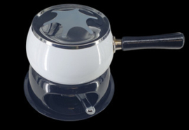 Zwart witte fondueset