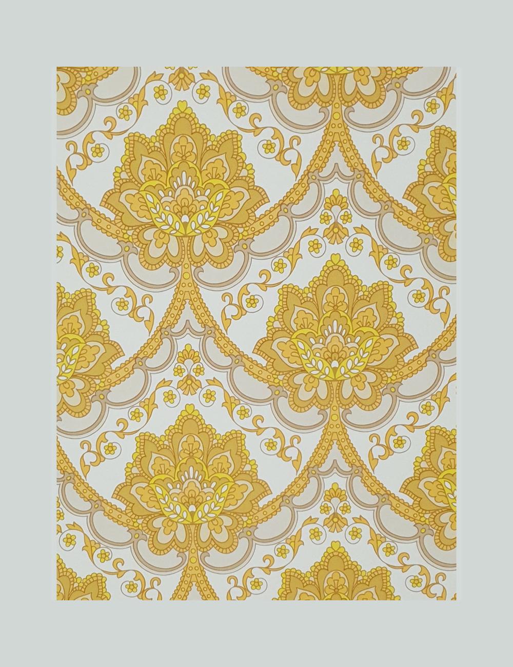 Barok paisley behang