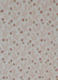 Vintage roosjes behang