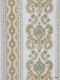 Groen goud barok behang