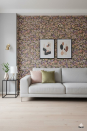 Weelderig bloemenbehang