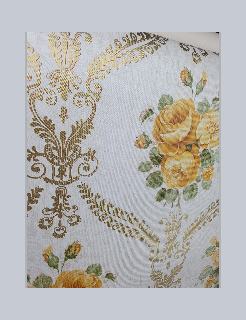 Goud barok met rozen