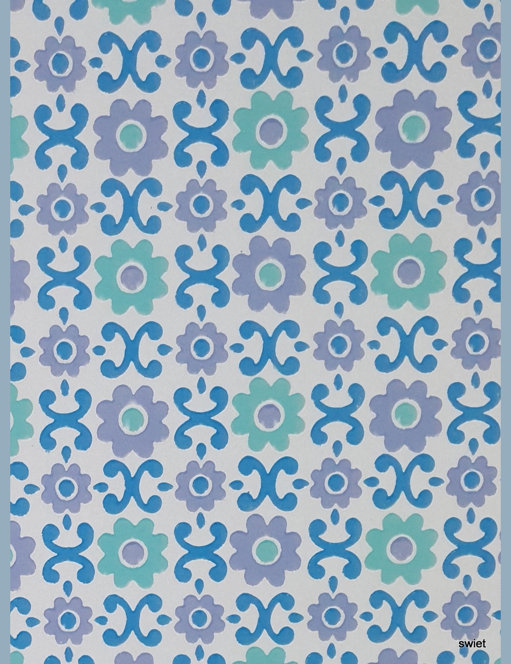 Groovy vintage behang