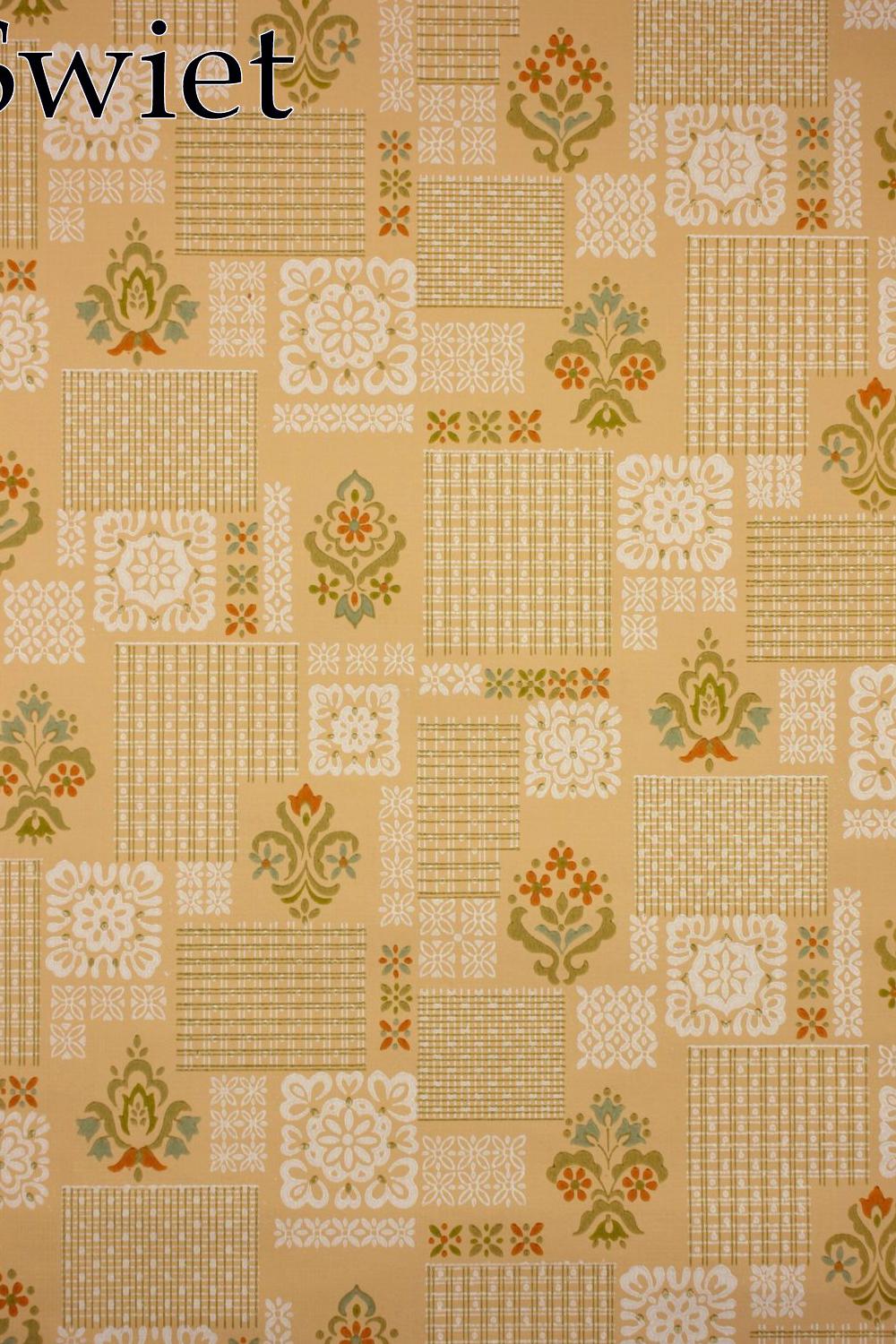 Patchwork behang