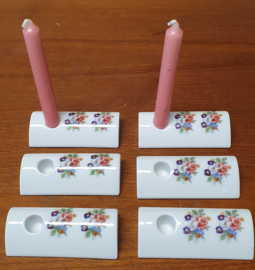 Porseleinen mini kandelaartjes