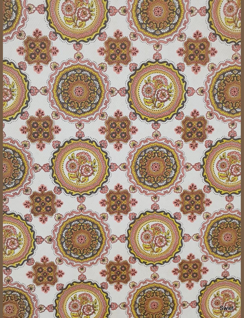 Medaillon patroon 70s