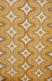 Seventies boogjes behang