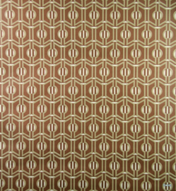 Vintage geometrisch behangpapier