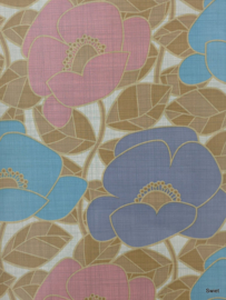 70s bloemen behang