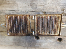 Vintage tosti ijzer voor gas