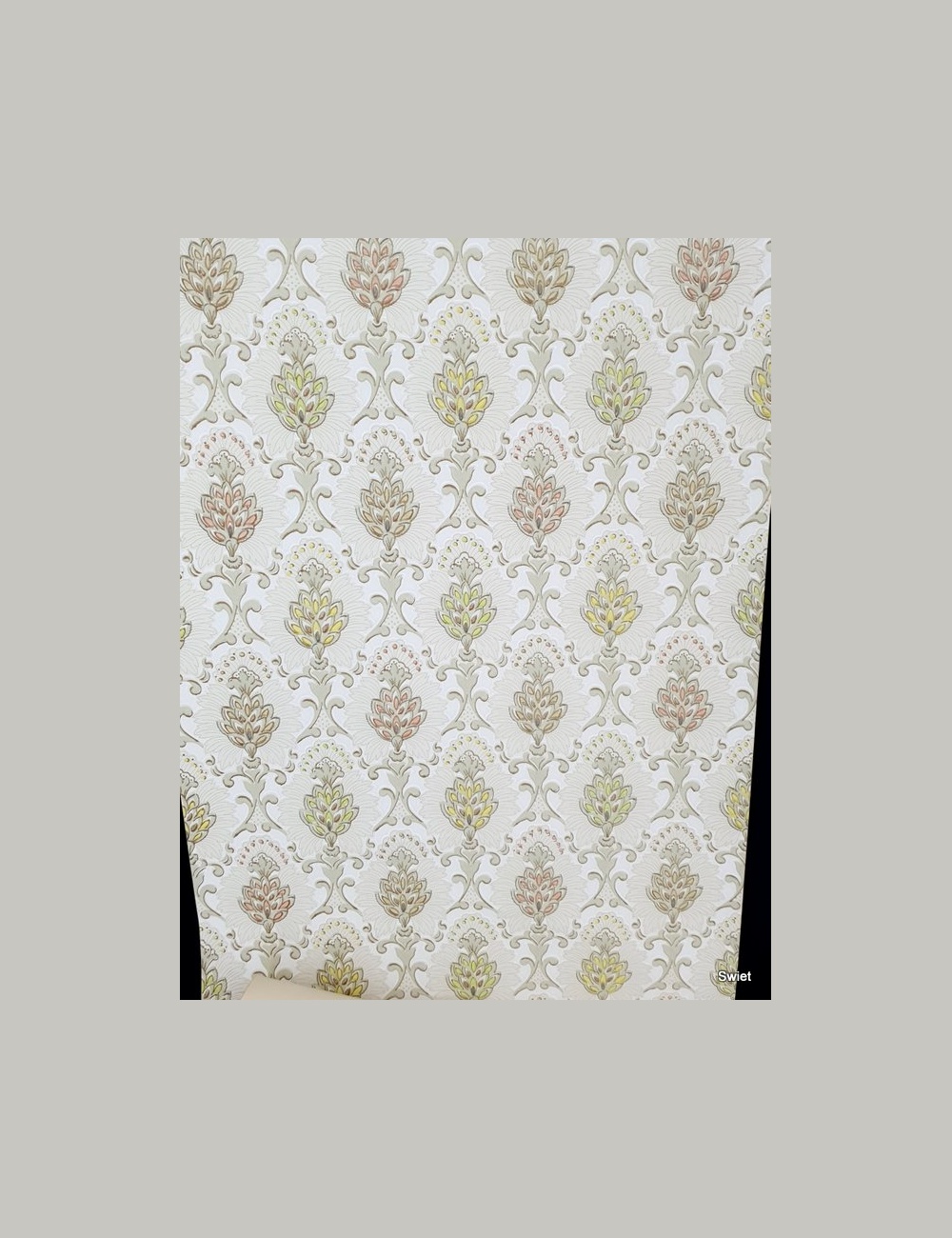 Vintage pastel barok behang