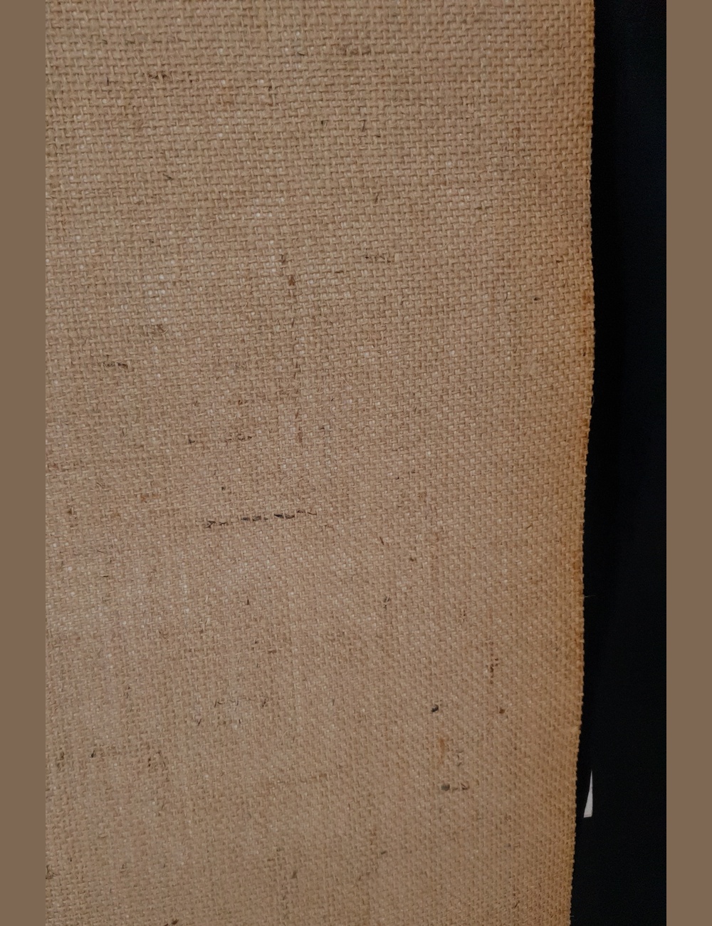 Echt vintage jute behang