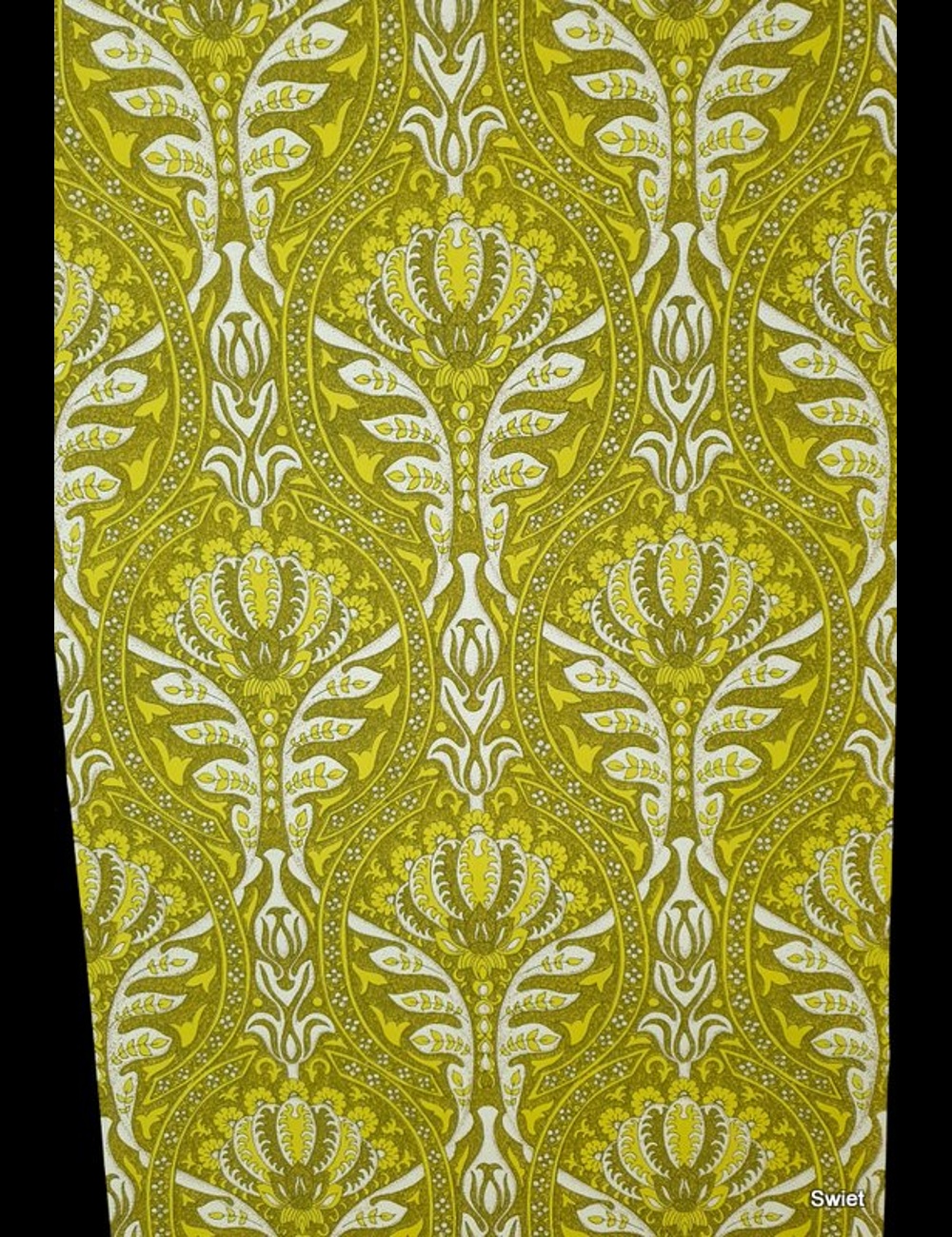 Groen paisley behang