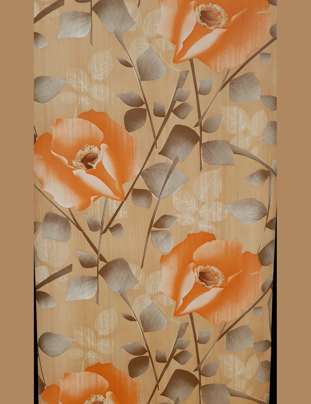 Vintage klaprozen behang
