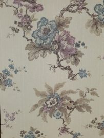 Vintage bloemenbehang