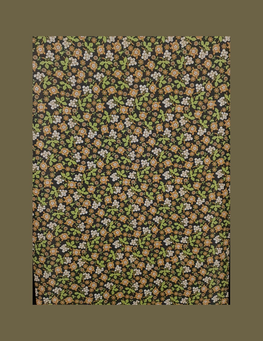 Mini bloemetjes en takjes behang