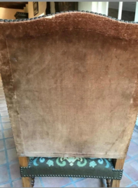 Antieke ridderstoel fauteuil