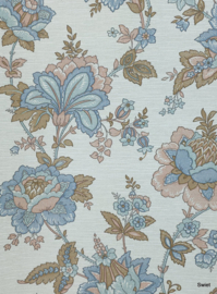 Paisley bloemen behang