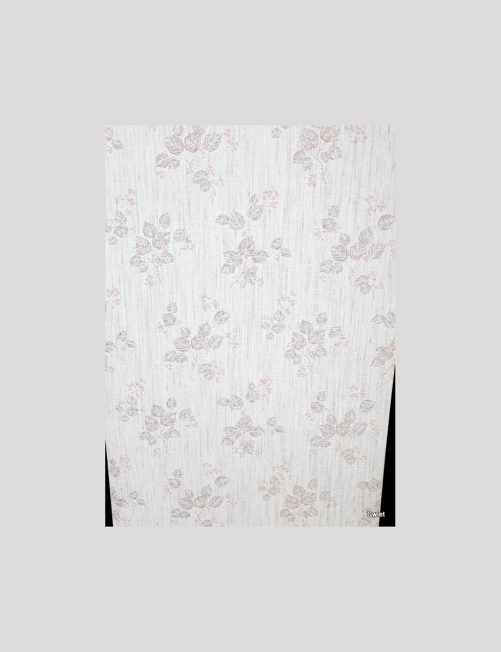 Jutelook behang bloemen
