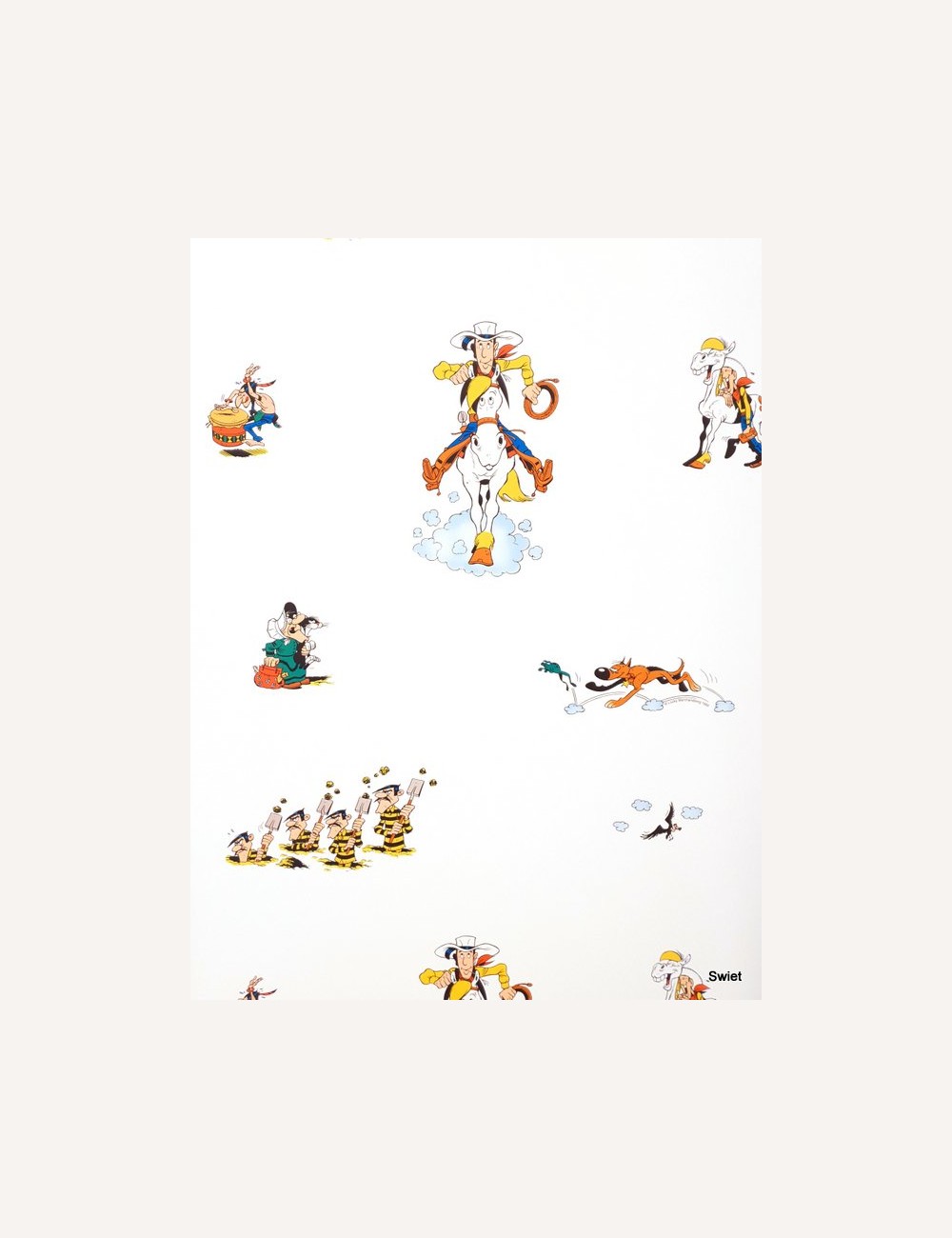 Lucky Luke behang