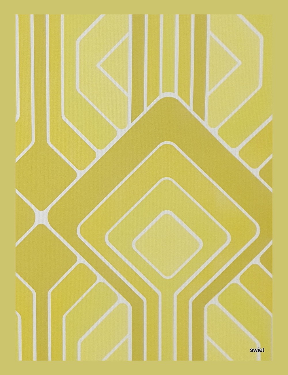 Groovy vintage behang