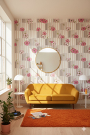 Retro funky behangpapier