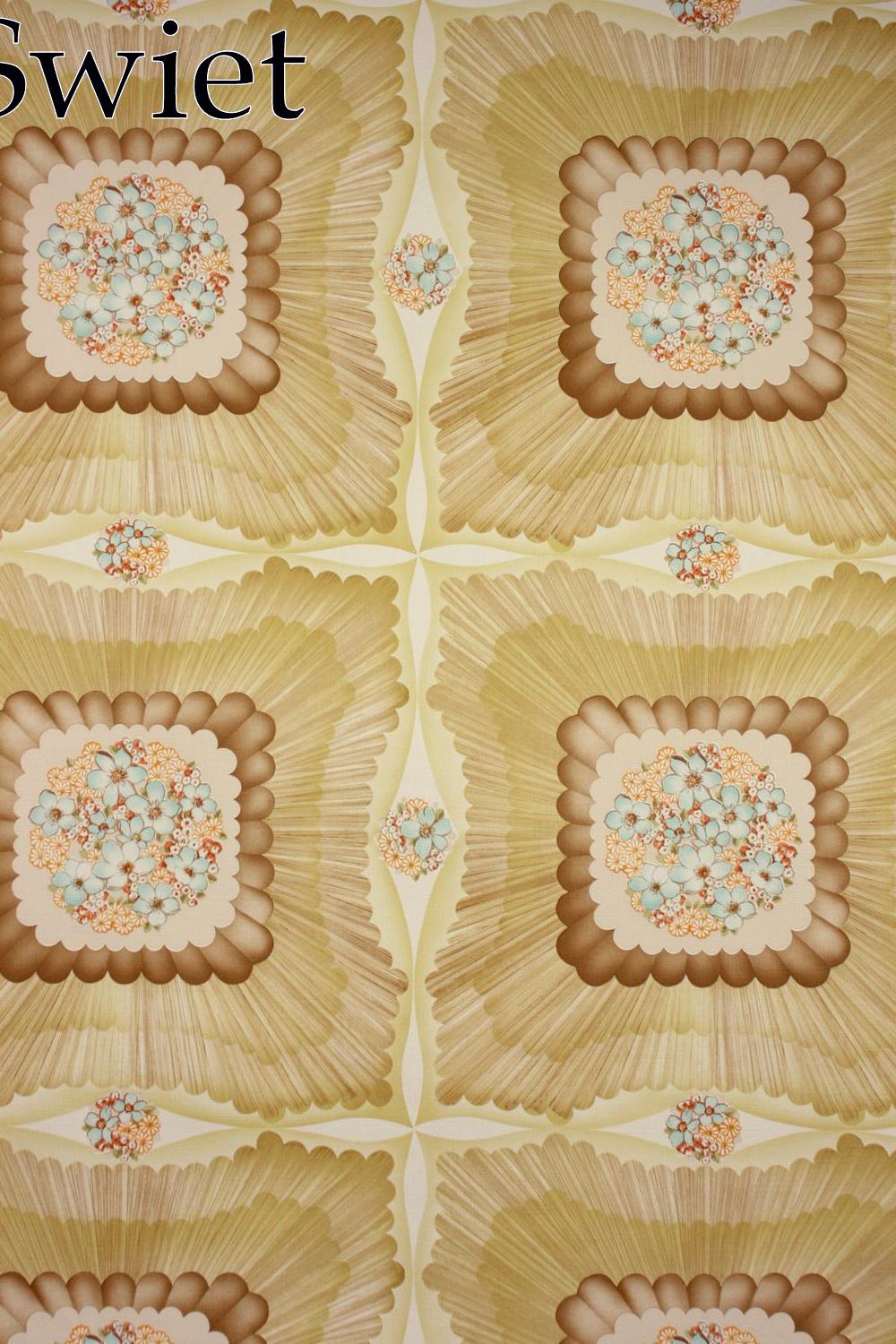 Geometrisch retro behang
